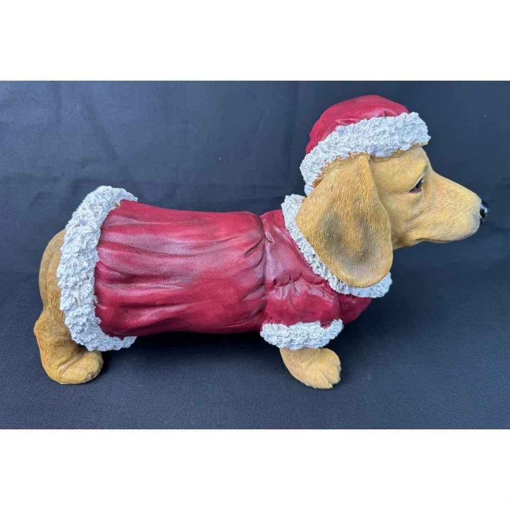 2012 Cracker Barrel Snow Friends Holiday Dachshund Dog Figurine